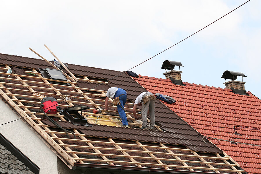 Solar Powered Skylight Installation